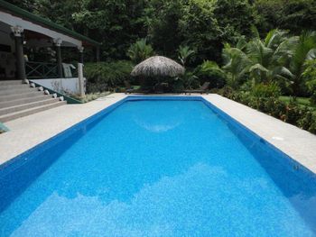 Vue de la maison de Ojochal, Costa Rica