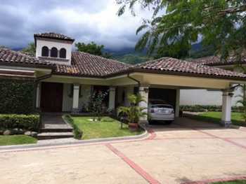 Vue de la maison d'Escazu, Costa Rica