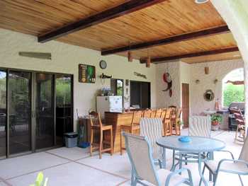 Vue de la maison de Santa Ana, Costa Rica