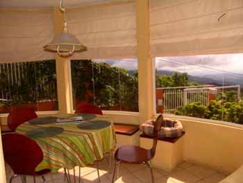 Vue de la maison de Ciudad Colon, Costa Rica