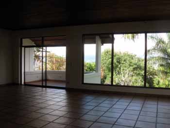 Vue de la maison d'Escazu, Costa Rica