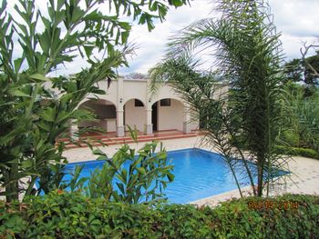 Vue de la maison de Guachipelin, Costa Rica