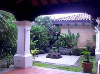 Vue de la maison de Santa Ana, Costa Rica