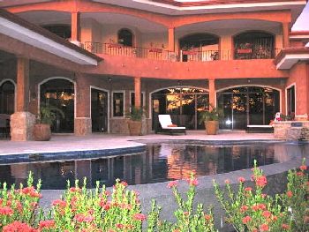 Vue de la maison de Conchal, Costa Rica