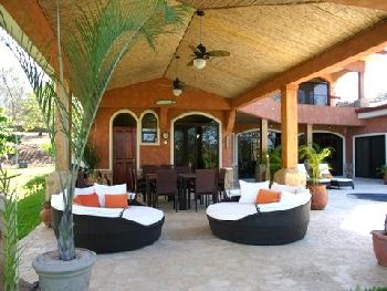 Vue de la maison de Conchal, Costa Rica