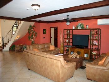 Vue de la maison de Conchal, Costa Rica