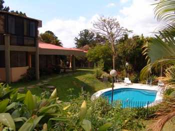 Vue de la maison d'Escazu, Costa Rica