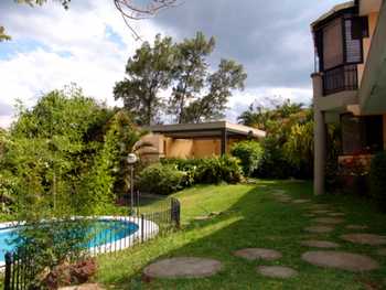 Vue de la maison d'Escazu, Costa Rica