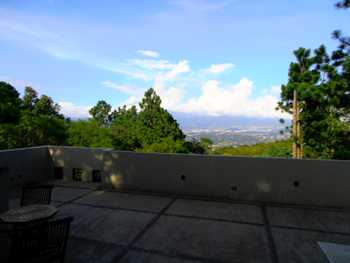 Vue de la maison de Santa Ana, Costa Rica