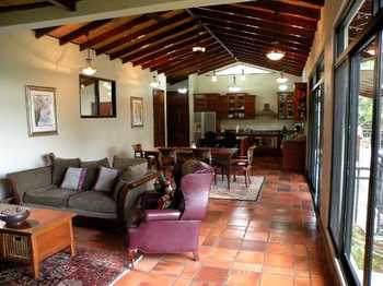 Vue de la maison de Santa Ana, Costa Rica