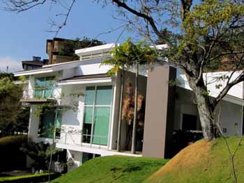 Vue de la maison de Santa Ana, Costa Rica