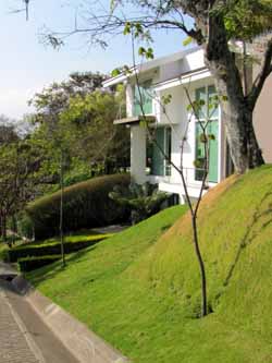 Vue de la maison de Santa Ana, Costa Rica