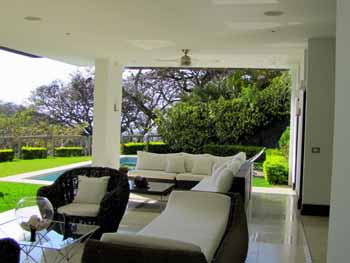 Vue de la maison de Santa Ana, Costa Rica