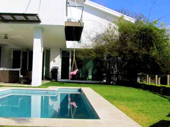 Vue de la maison de Santa Ana, Costa Rica