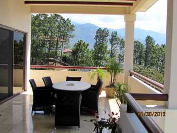 Vue de la maison de Santa Ana, Costa Rica
