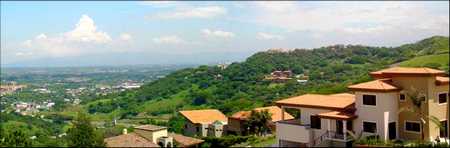 Vue de la maison de Santa Ana, Costa Rica