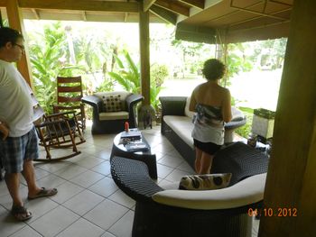 Vue de la maison de Playa Flamingo, Costa Rica