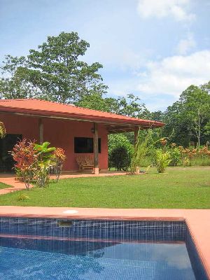 Vue de la maison d'Ojochal, Costa Rica