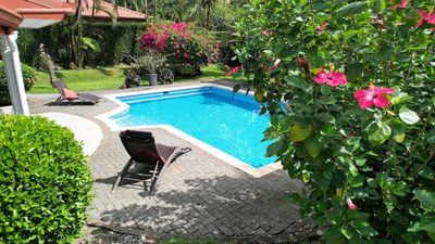 Vue de la maison de Ojochal, Costa Rica