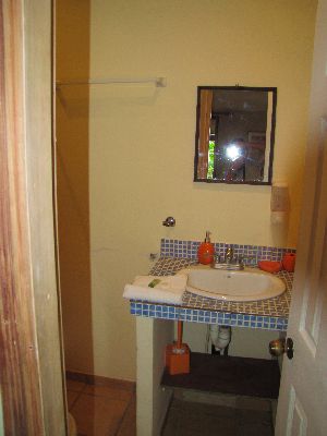 Vue des cabinas coloniales, Tamarindo, Costa Rica