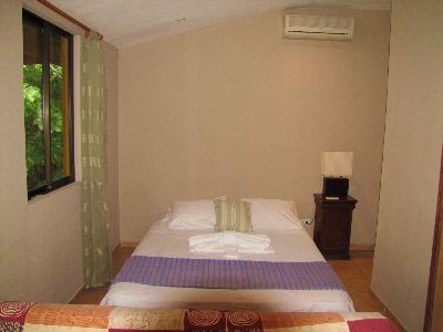 Vue des cabinas coloniales, Tamarindo, Costa Rica