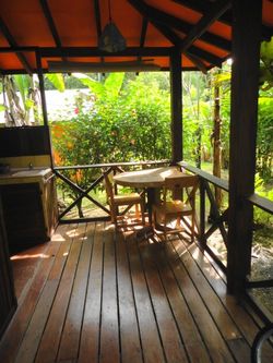 Vue de la maison de Ojochal, Costa Rica