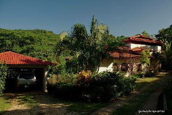 Vue de la maison de Samara, Costa Rica