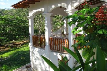 Vue de la maison de Samara, Costa Rica