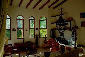Vue de la maison de Samara, Costa Rica