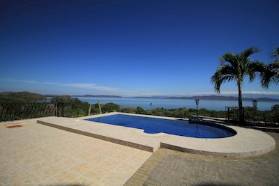 Vue de la maison de Playa Naranjo, Costa Rica