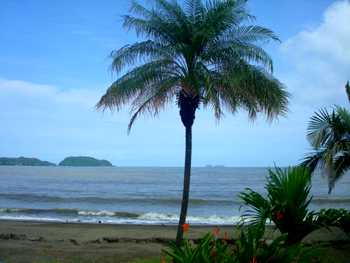 Vue de la maison de Playa Flamingo, Costa Rica