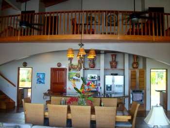 Vue de la maison de Playa Flamingo, Costa Rica