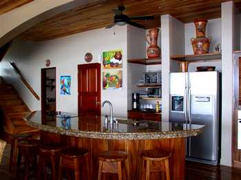Vue de la maison de Playa Flamingo, Costa Rica