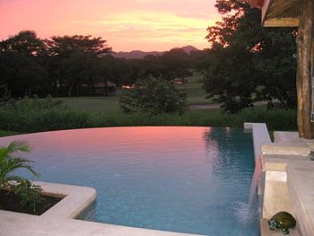 Vue de la maison de Conchal, Costa Rica