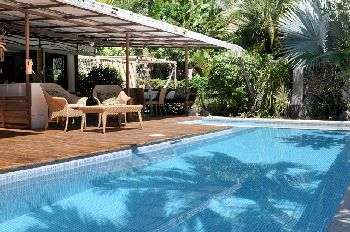 Vue de la maison de Santa Teresa, Costa Rica