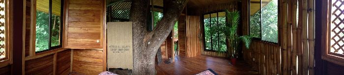 Vue de la maison de Samara, Costa Rica