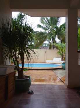 Vue de la maison de centre ville de Tamarindo, Costa Rica