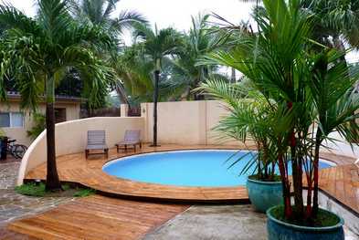 Vue de la maison de centre ville de Tamarindo, Costa Rica