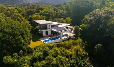 Vue de la maison d'Ojochal, Costa Rica