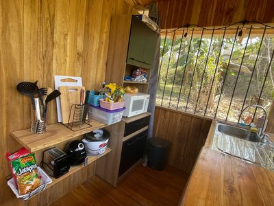 Vue de la maison de la Fresca, Costa Rica