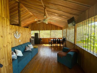 Vue de la maison de la Fresca, Costa Rica