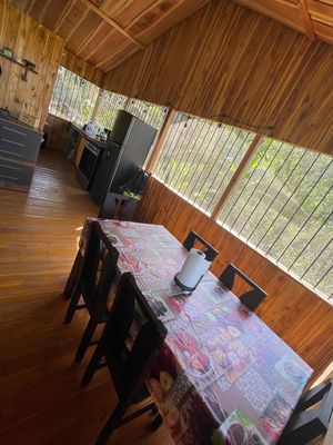 Vue de la maison de la Fresca, Costa Rica