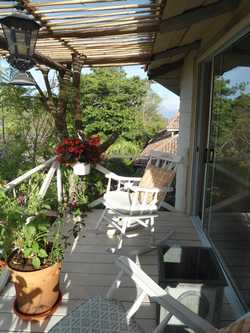 Vue de la maison de Santa Ana, Costa Rica