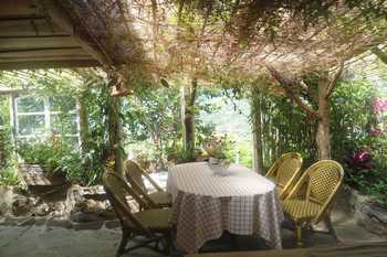 Vue de la maison de Santa Ana, Costa Rica