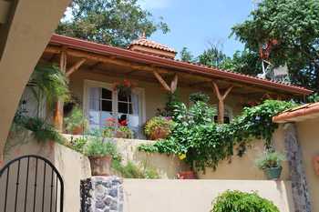 Vue de la maison de Santa Ana, Costa Rica