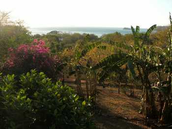 Vue de la maison de Potrero, Costa Rica