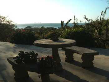 Vue de la maison de Potrero, Costa Rica