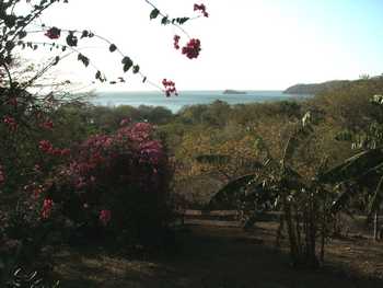 Vue de la maison de Potrero, Costa Rica