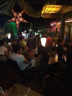Vue du restaurant, cote pacifique, costa rica
