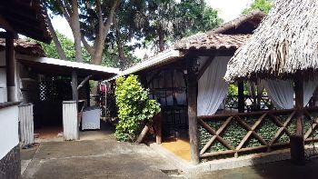 Vue du restaurant de la c�te Pacifique, Costa Rica